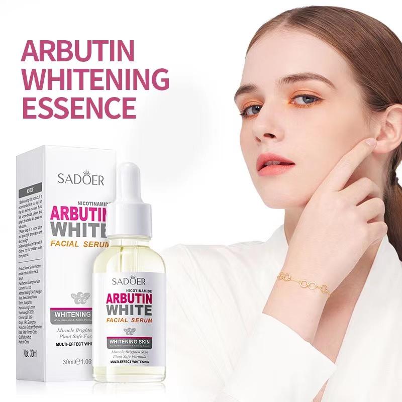 Équipement de beauté | Toute la série Arbutin en anglais Sadoer Arbutin Whitening Essence Facial Mask Équipement de beauté Équipement de beauté